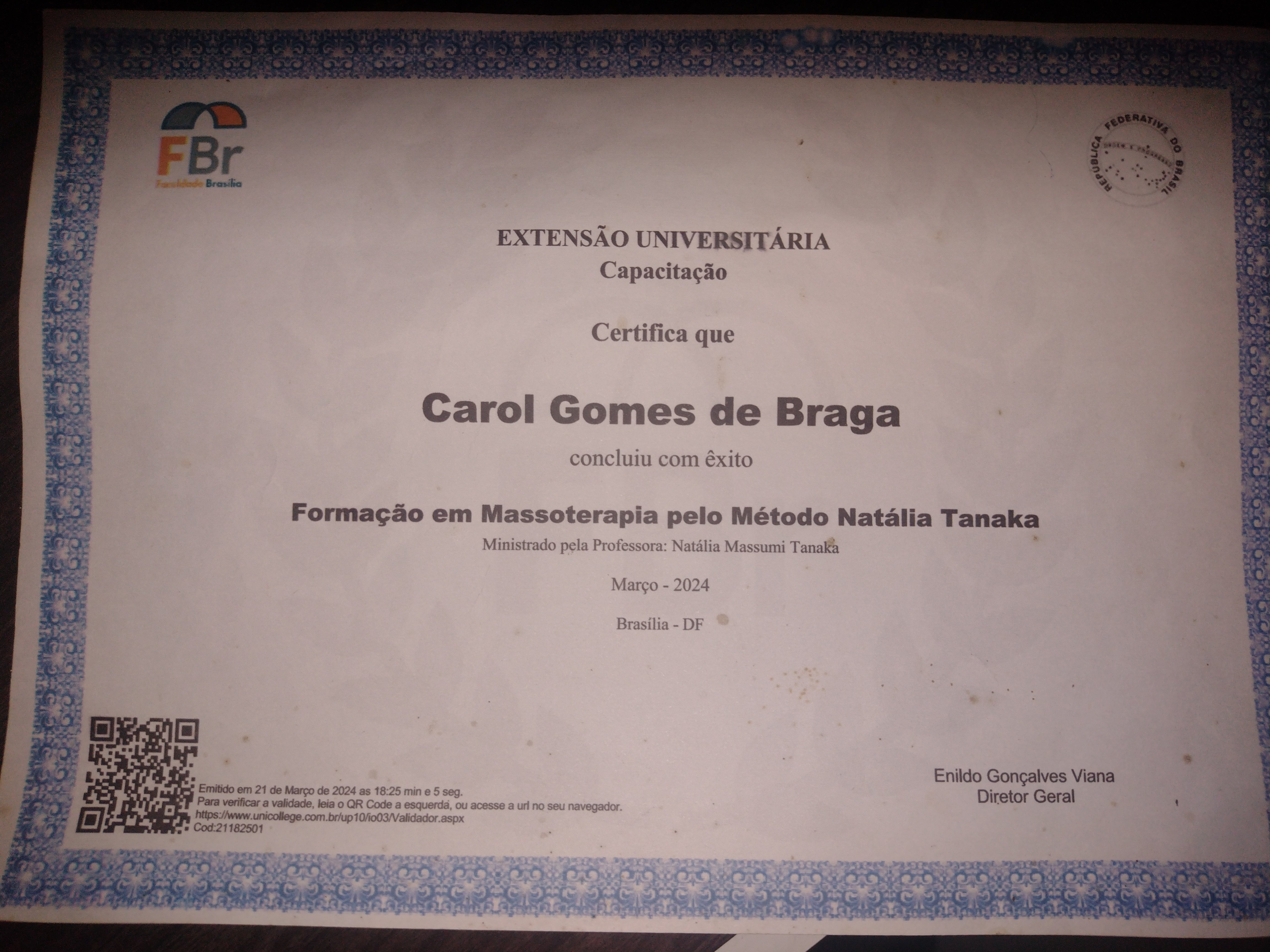 Certificado Profissional