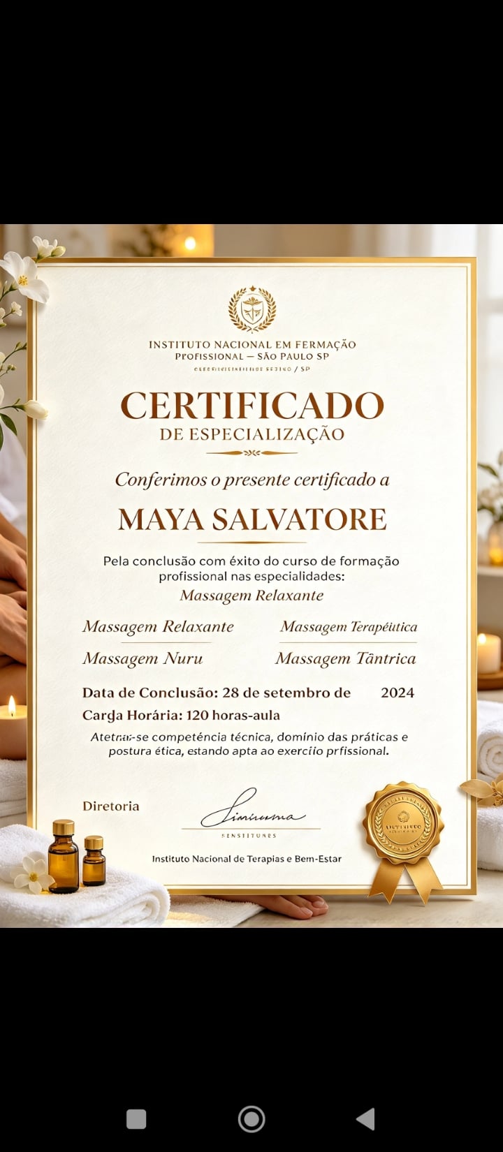 Certificado Profissional