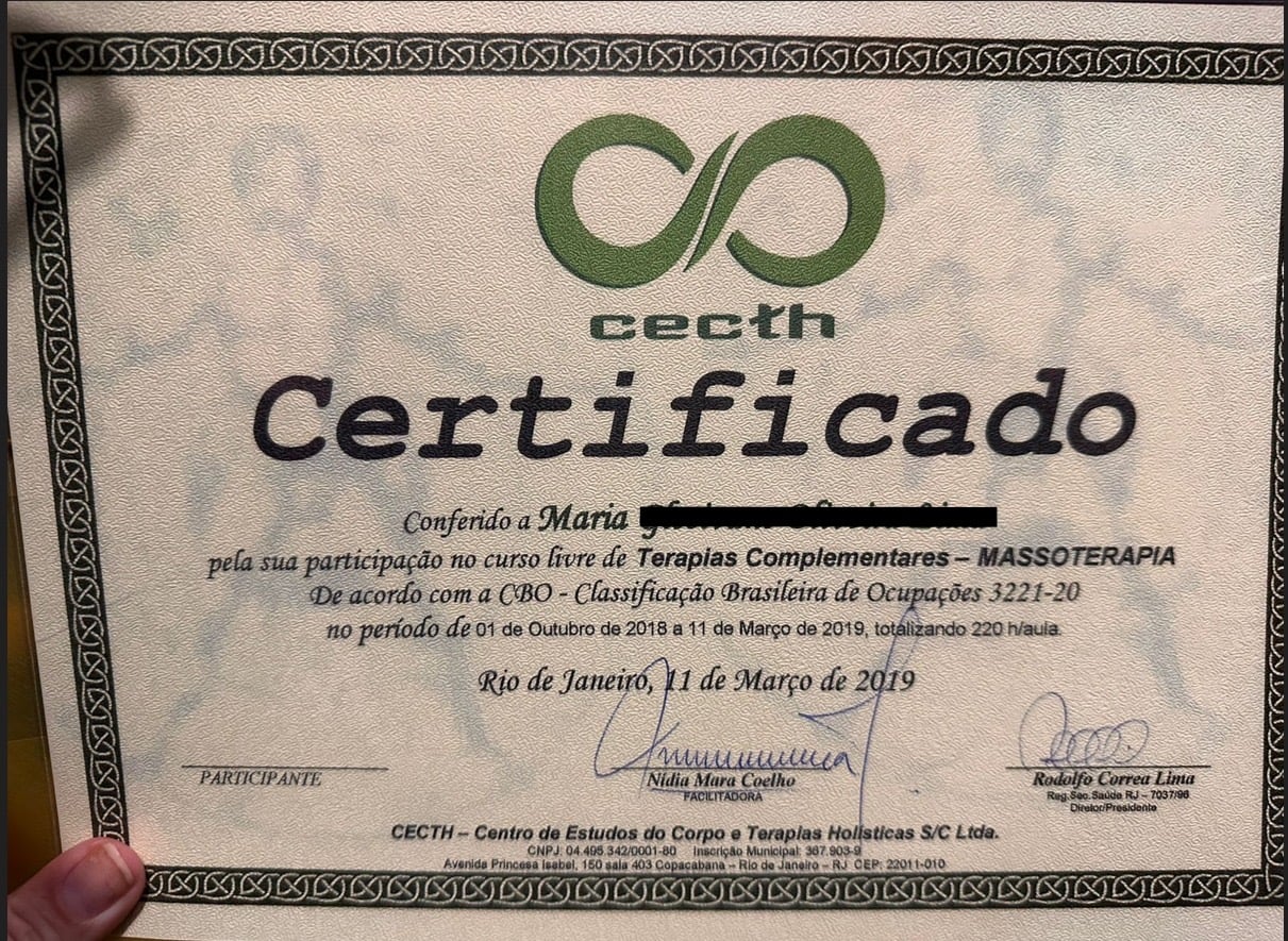 Certificado Profissional