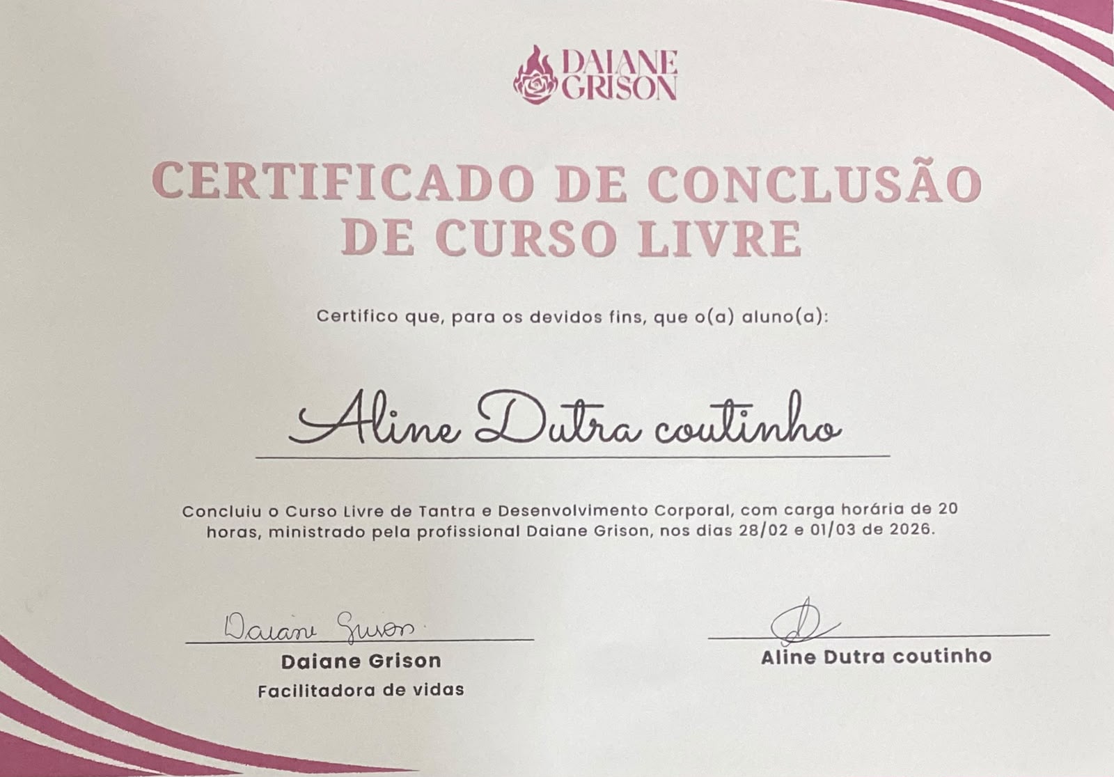 Certificado Profissional