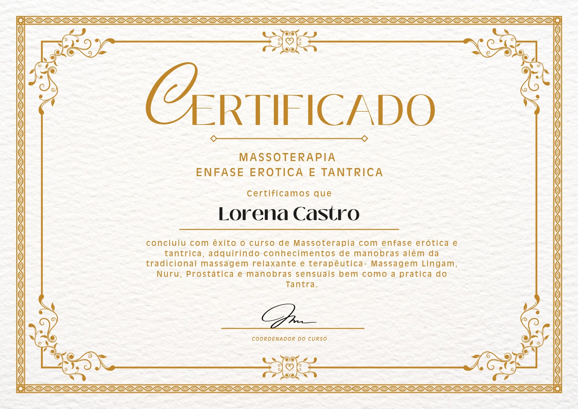 Certificado Profissional