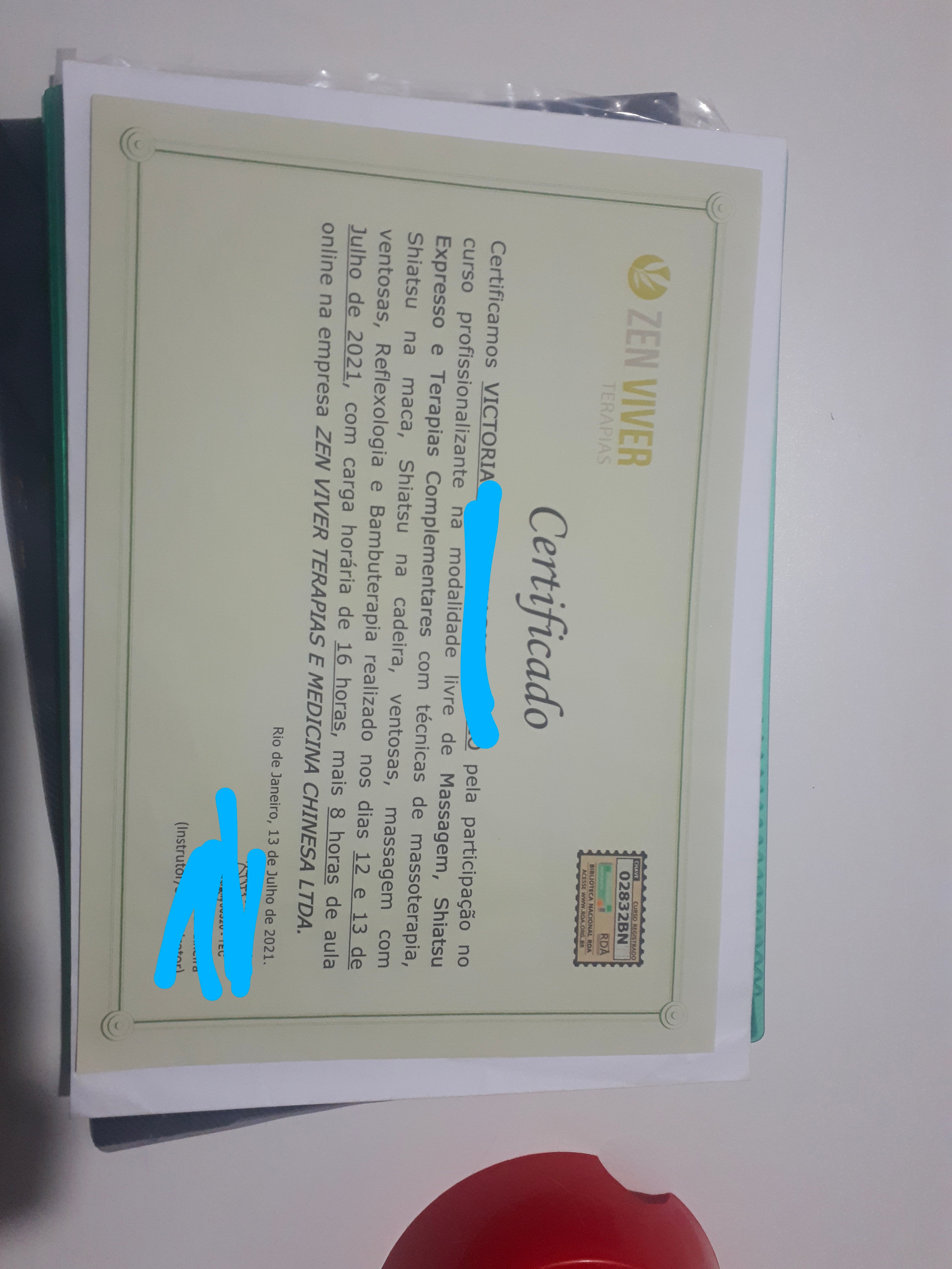 Certificado Profissional
