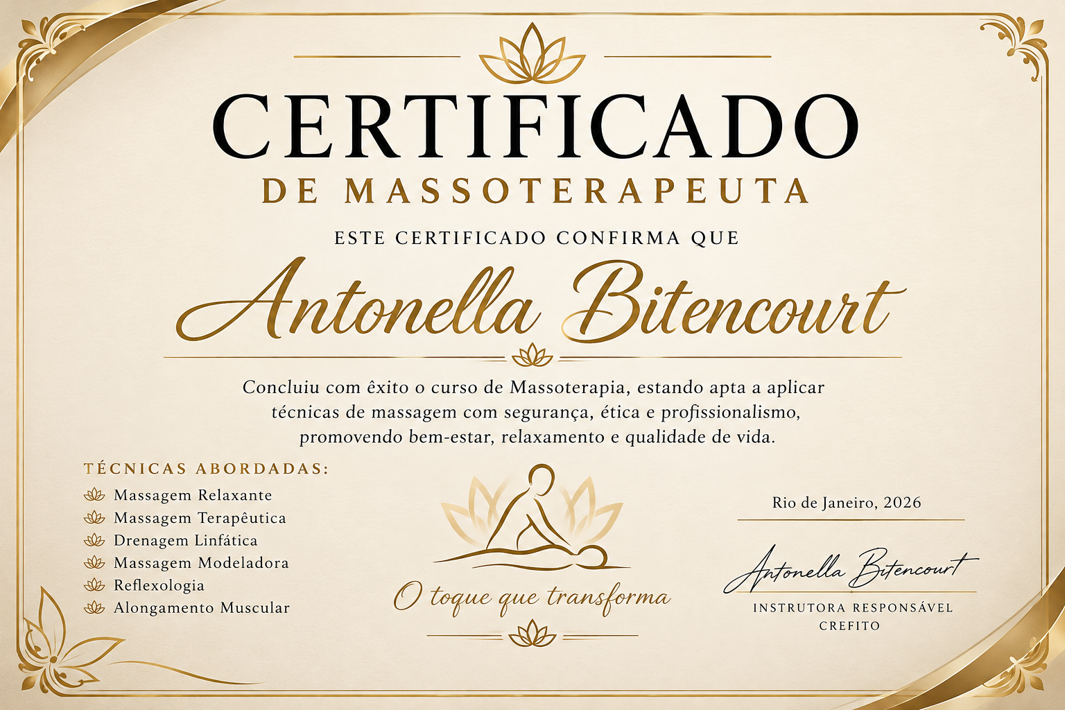 Certificado Profissional