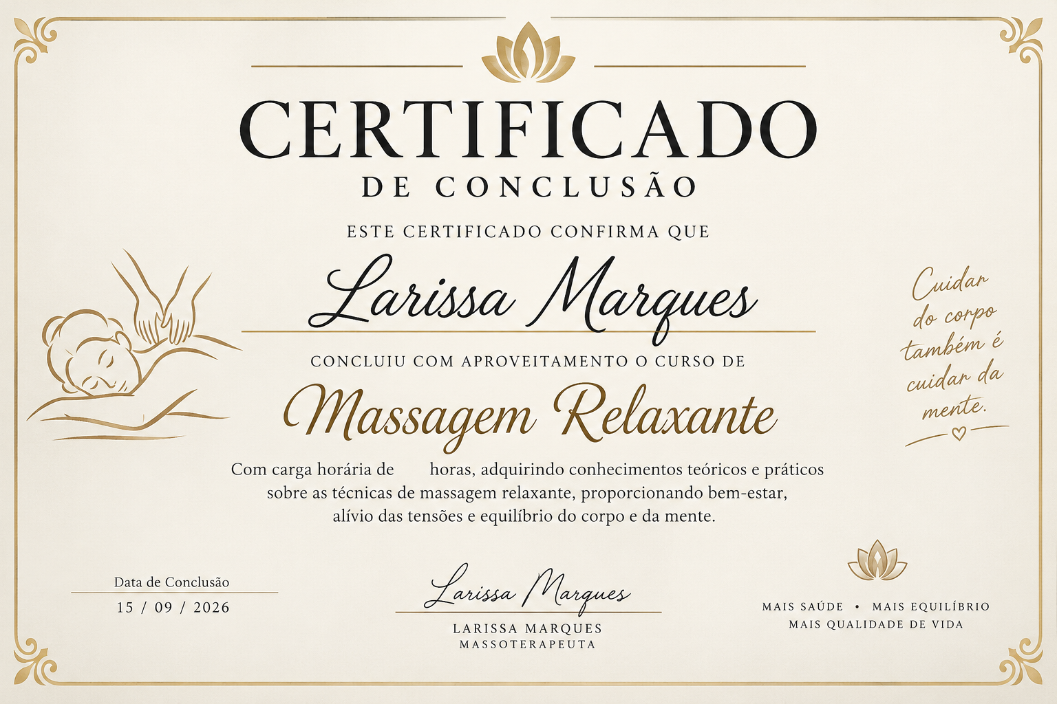 Certificado Profissional
