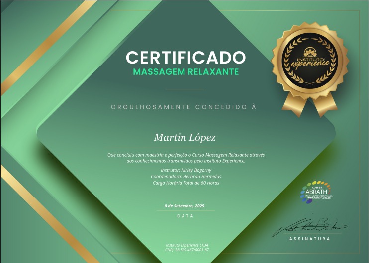 Certificado Profissional