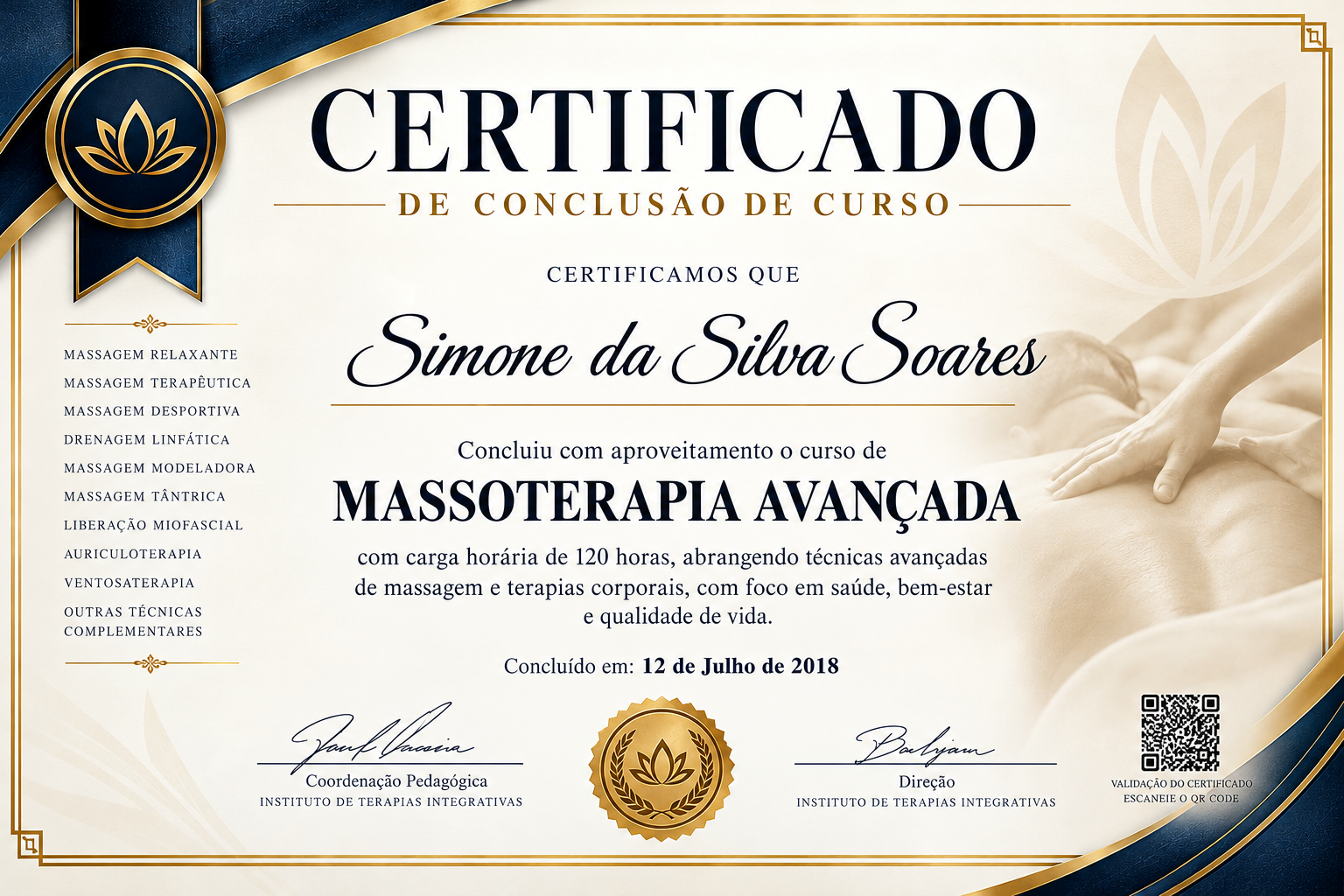 Certificado Profissional