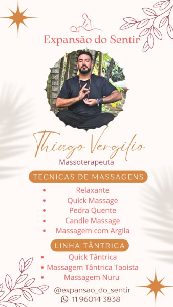 Asmaan Prem (Thiago Vergilio) Massagem São Paulo - SP 2